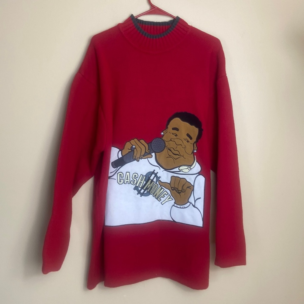 Vintage GB street wear mock neck sweater